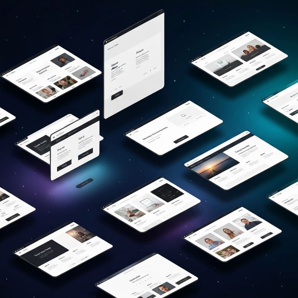 Website templates showcase